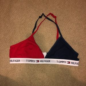 Colorblock Triangle Bralette